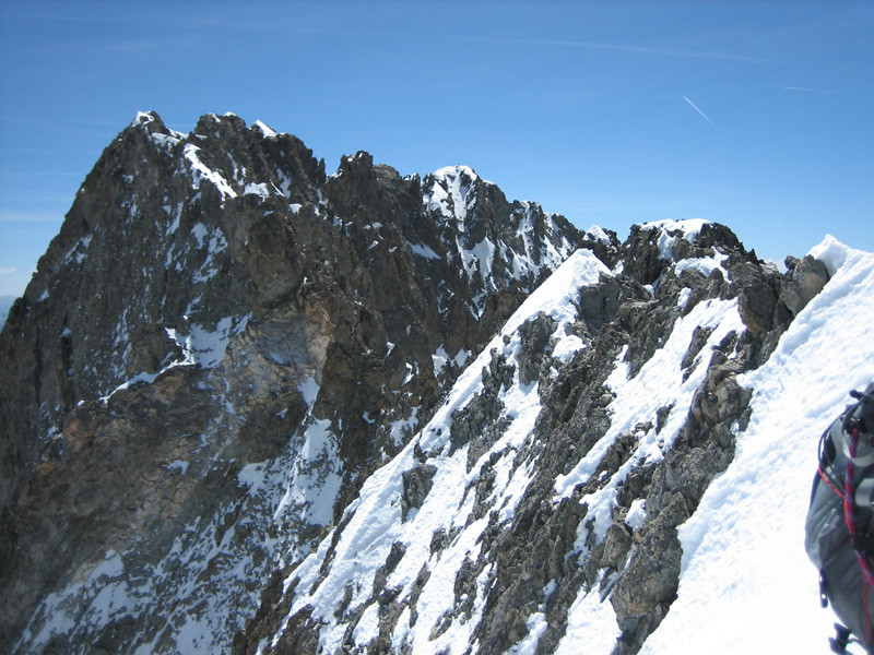 Les Bans - vu du sommet NW sur sommet central