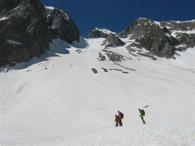 Alla Base del Ghiacciaio du Rif de la Planche (Pic D'Arsine)