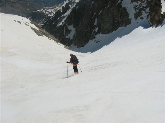 Scendendo da l Col des Agneaux al Pic D'Arsine