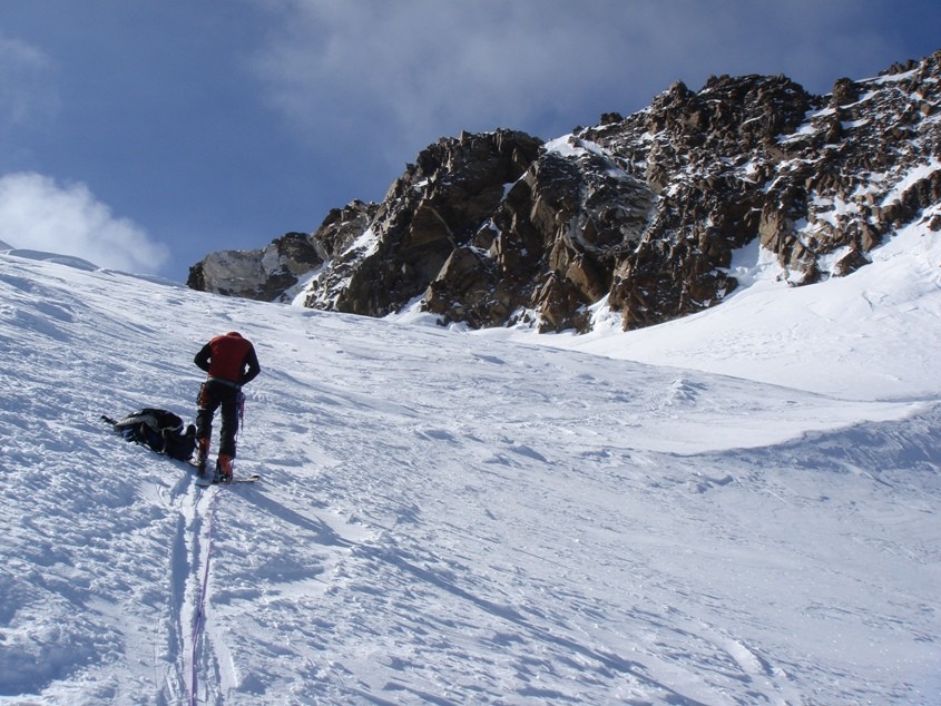 Monte Rosa - par le Silbersattel (Nouvelle voie normale hiver?)