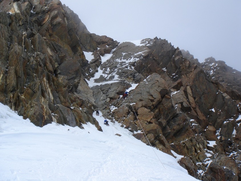 Monte Rosa - par le Silbersattel (Nouvelle voie normale hiver?)