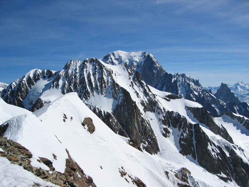 Vue depuis le Dome de neige (cote 3702)