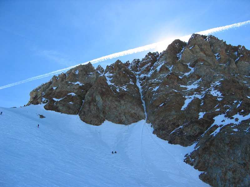 Aiguille des Glaciers, partie finale (vers 3600m)