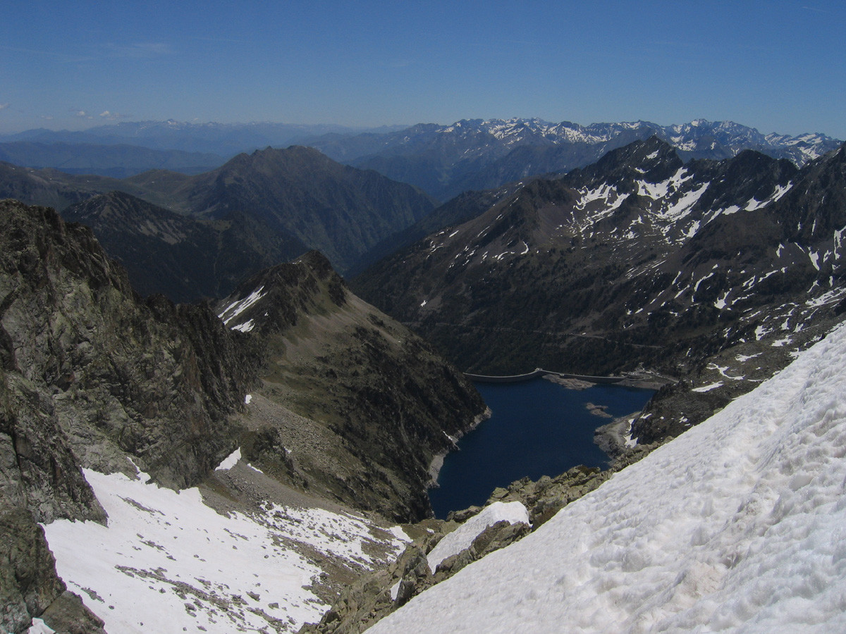 Cap de Long deuis la Brêche du Néouvielle