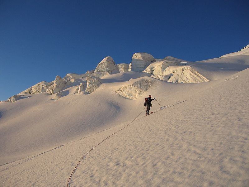 Sur le glacier de la gurraz/ Dôme de la sache