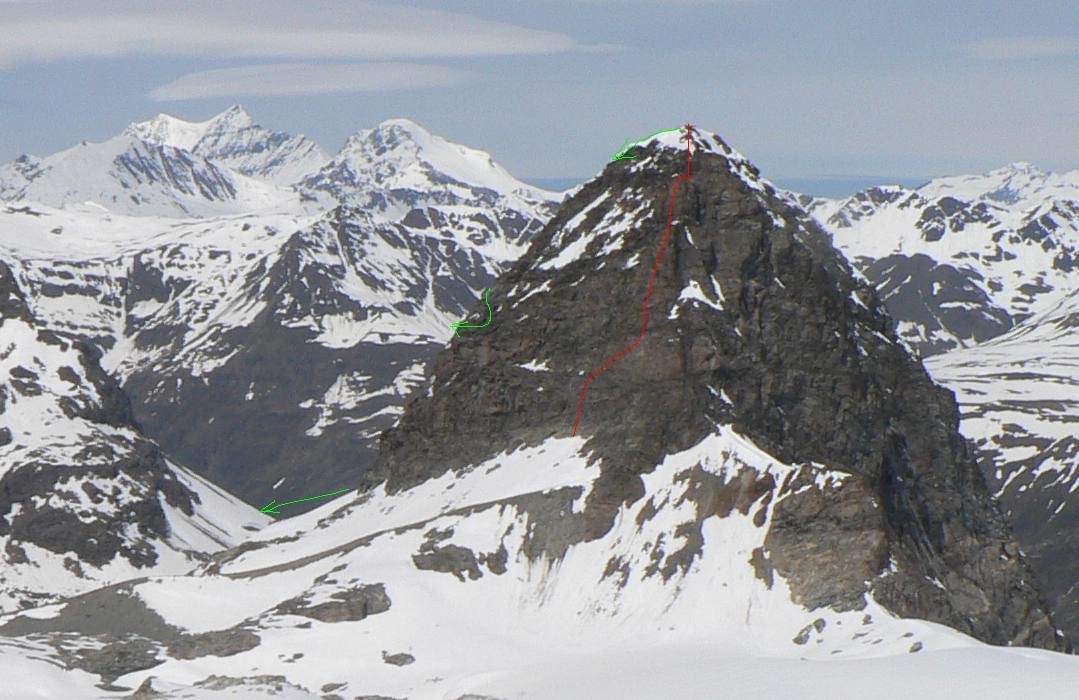 Mont Séti, pilier sud