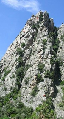 Caroux, Pilier du Bosc (vu d'en face)