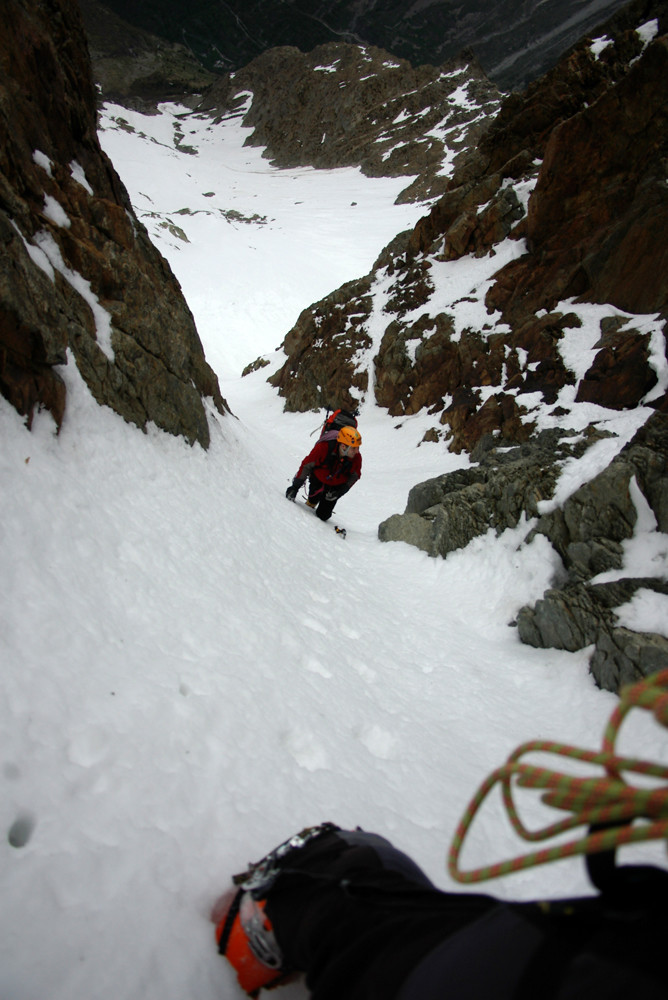 Lauranoure-couloir d'attaque de Veni, vivi, vici