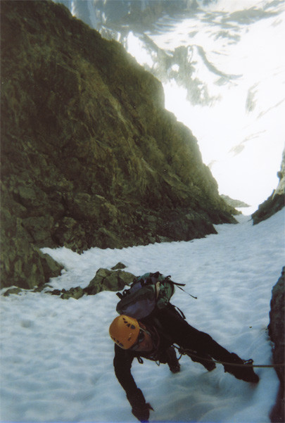1er Prix - Catégorie "Gaz" - Col de l'Ange - descente par couloir sud