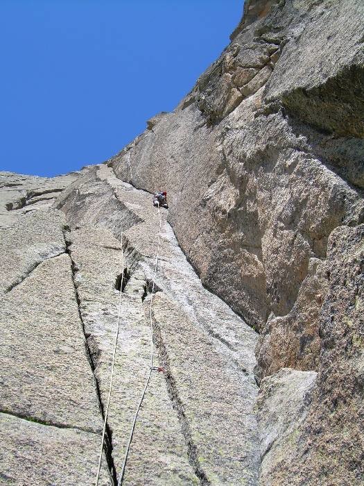 Dièdre de 50m, Aiguille de Roc