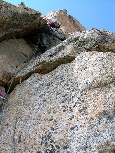 La fissure Knubel, moins dure qu'il n'y paraît, mais avec beaucoup de vide !