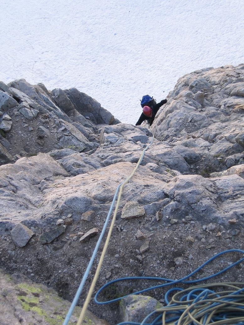 Petit doigt du glacier Carré "Voie des Marseillais"