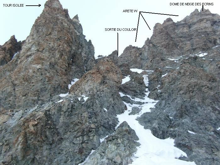 Dôme de neige des Ecrins, couloir Young