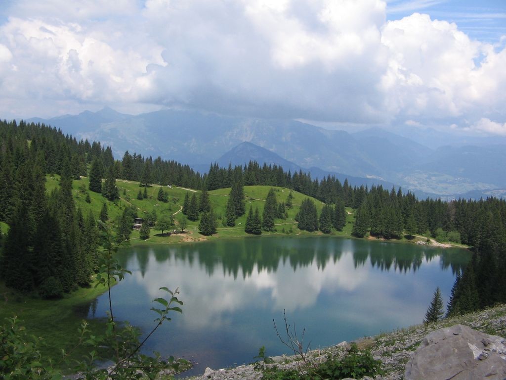 Le Bargy - Vue du lac Bénit