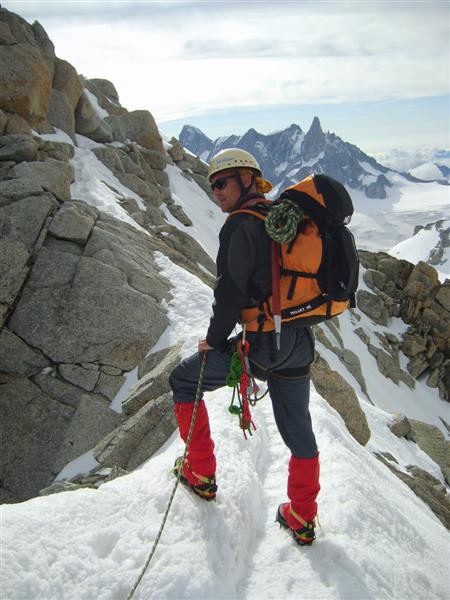 sur l'arête