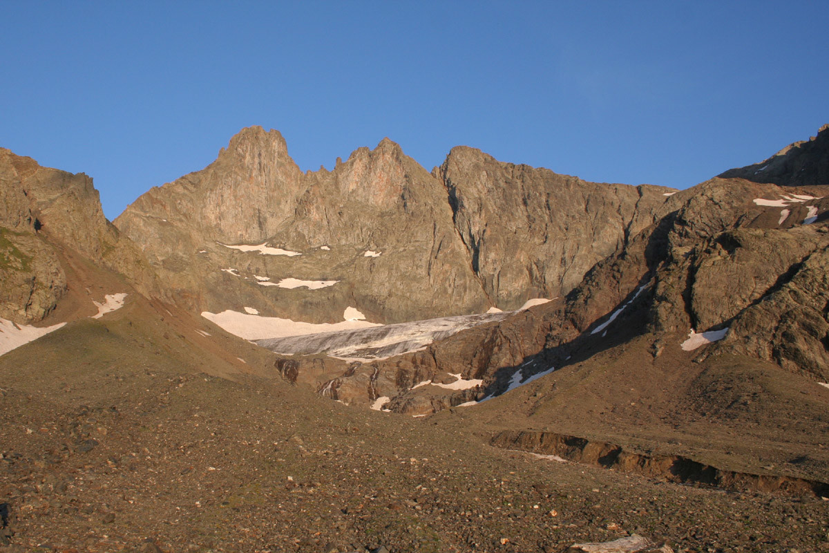 Les trois pics de Belledonne