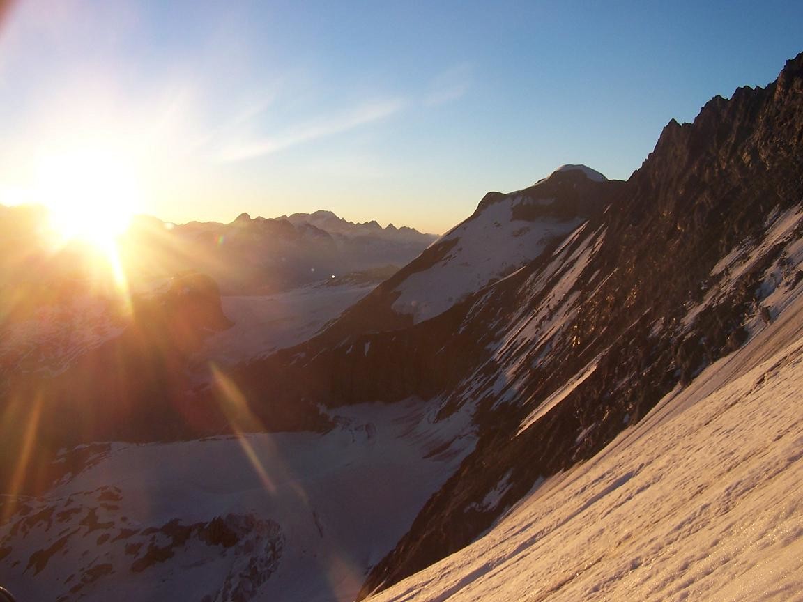 Lever de soleil a la Grande Casse