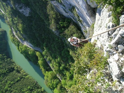 Rappel sympatique dans le Val de Fier Rappel sympatique dans le Val de Fier
