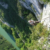 Rappel sympatique dans le Val de Fier