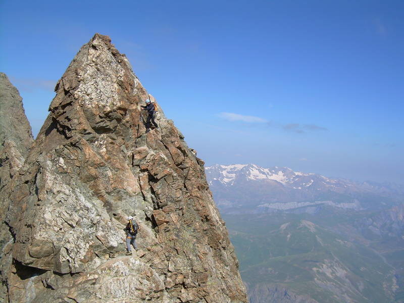 Sur les arêtes de la Meije