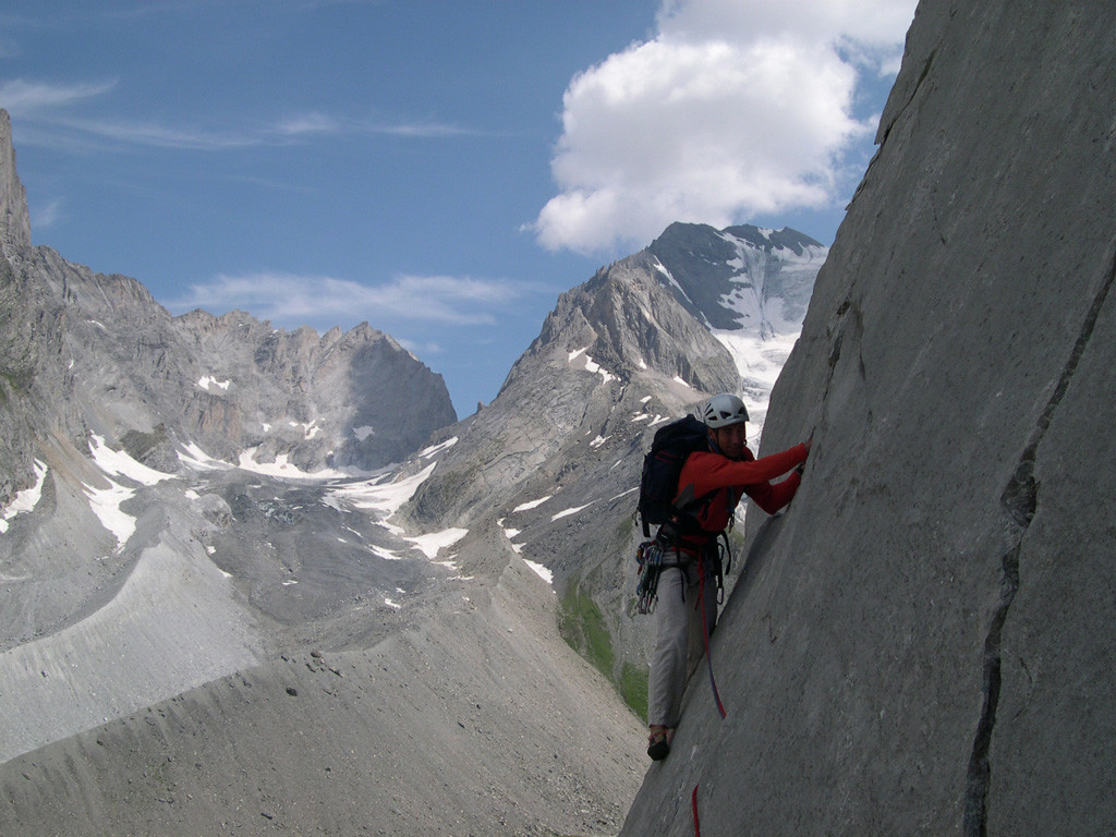 Electrochoc. Traversée en 6a devant la grande casse