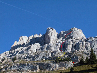 Pointe E du Midi ( Pointe Dzérat ) 2278 m Arche à Gauche Pointe E du Midi ( Pointe Dzérat ) 2278 m Arche à Gauche