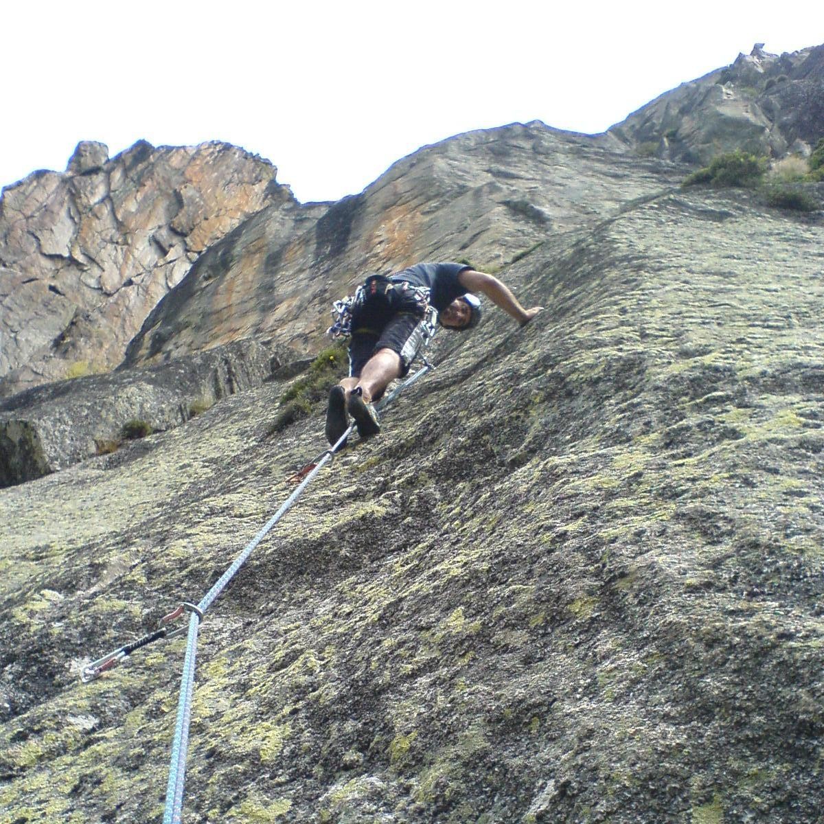 fabien dans la septieme longueur (20eme reelle)