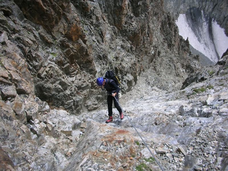 Rappel à la descente