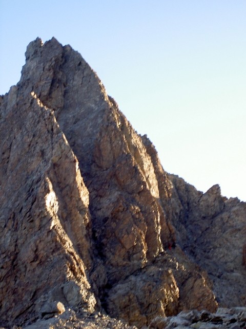 Coolidge-Vire et couloir depuis le col