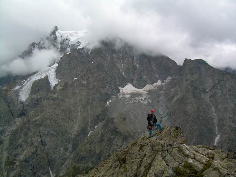 Tête du Vallon, Eric au sommet.