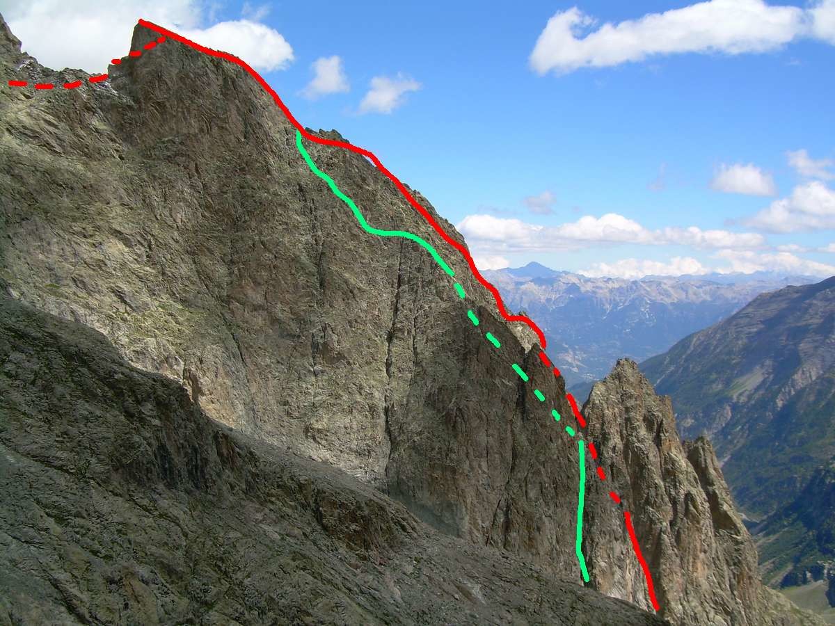 Dents de Coste-Counier, voie des Gucemistes.