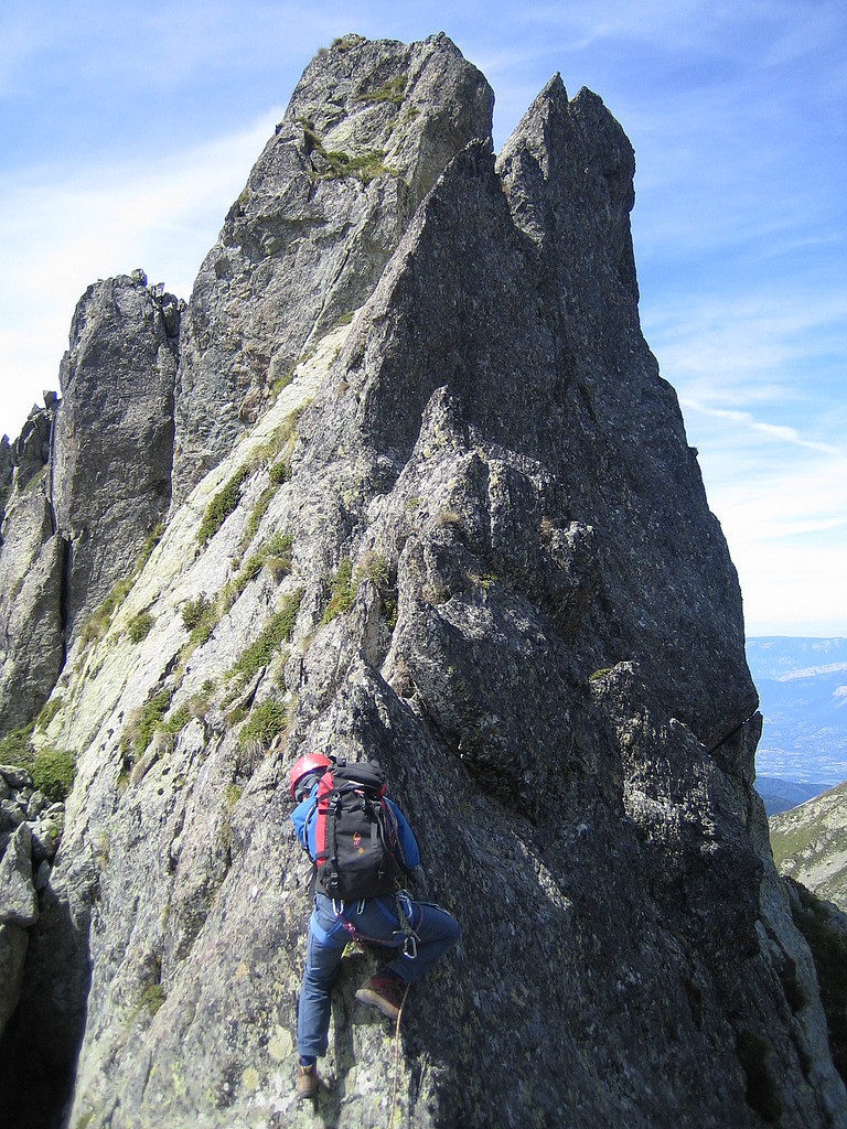 Arête NE du Sommet S du Pic du Pin
