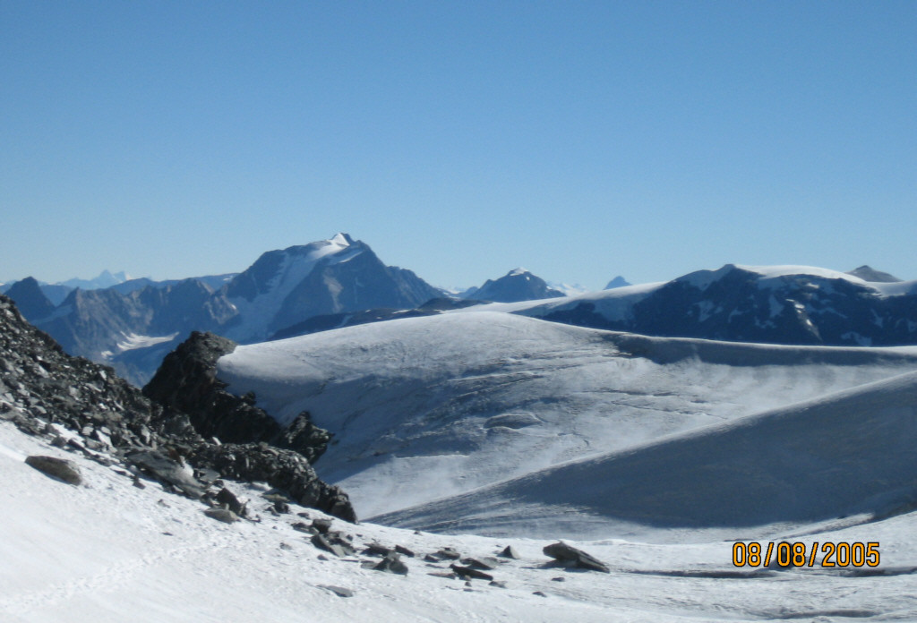 La Grande Casse et les domes de la vanoise vus depuis le Col de la Vanoise