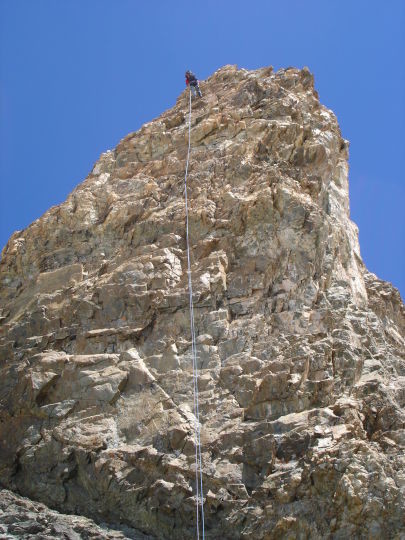 Pointe Louise, "Super Michele", Pilier sommital