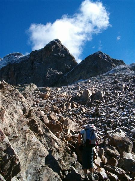Gélas, arete Sud