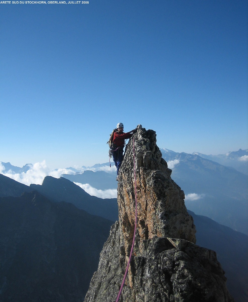 Arête sud du Baltschieder Stockhorn