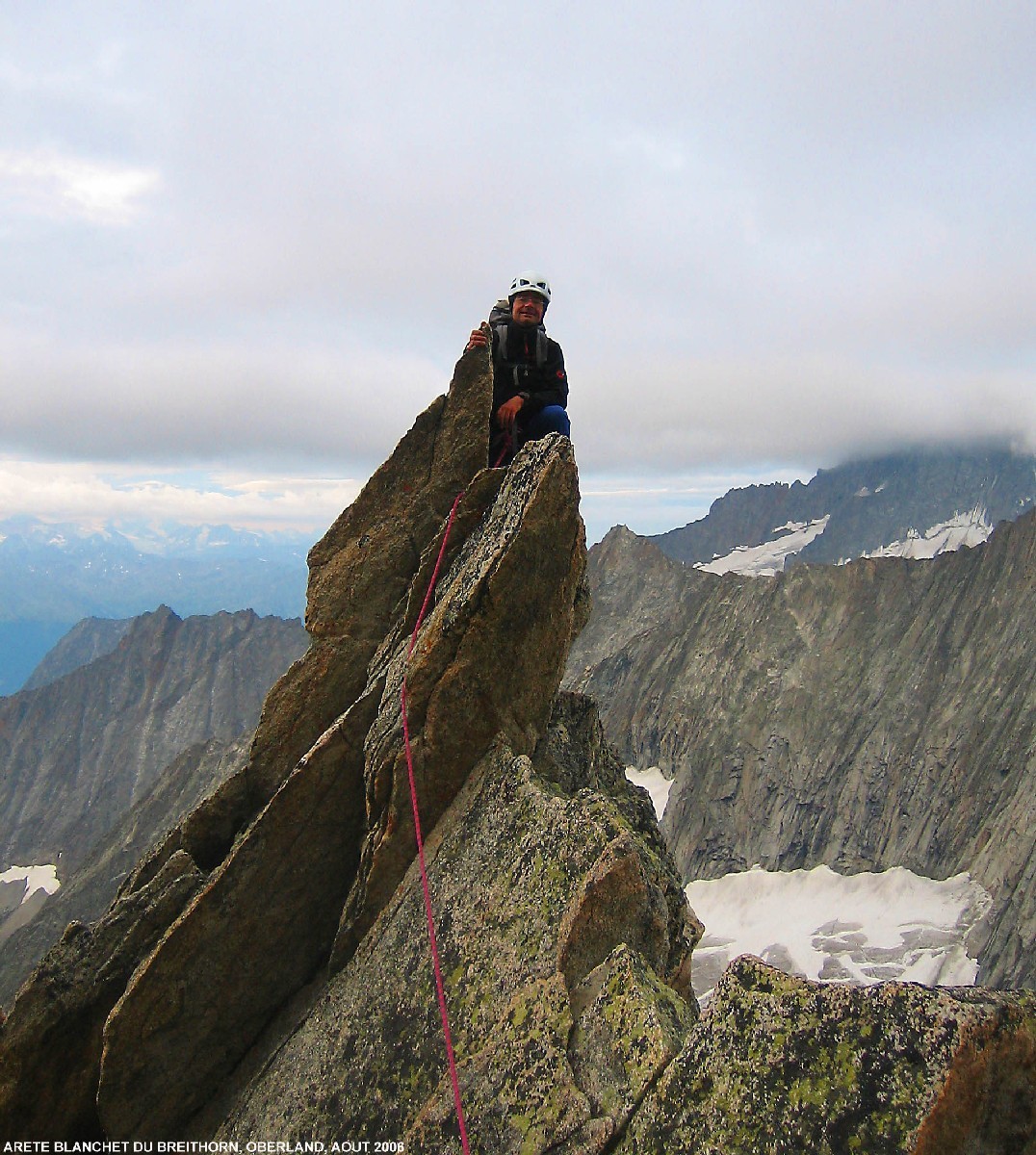 Arête Blanchet au Lötschentaler Breithorn (3785m)