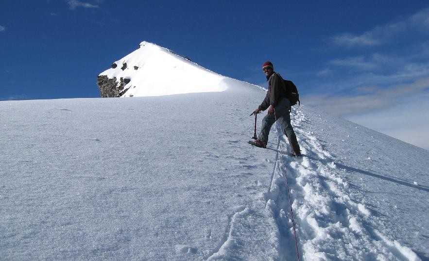 Dorje, mon compagnon ladakhi, en progression vers antécime