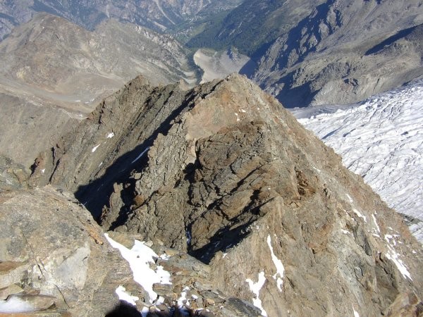 Arête du Dirruhorn (vue depuis le Dirruhorn)