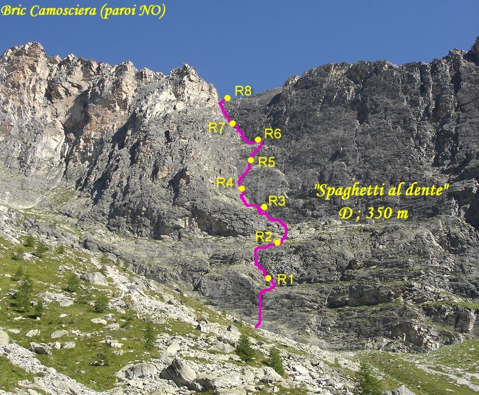"Spaghetti al dente", Bric Camosciera NW