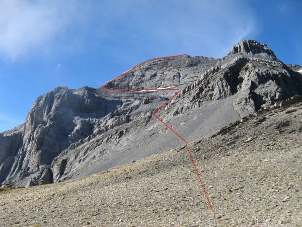Tenneverge depuis le col