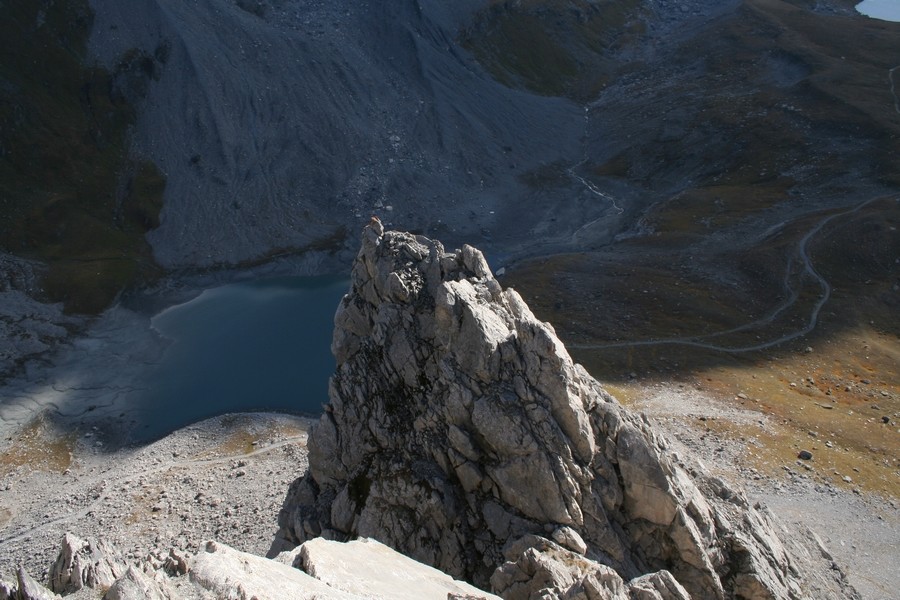 Perspective sur l'arête E de l'aiguille de la Vanoise