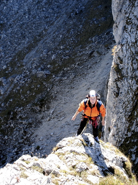 Gais Alpins, arête aérienne