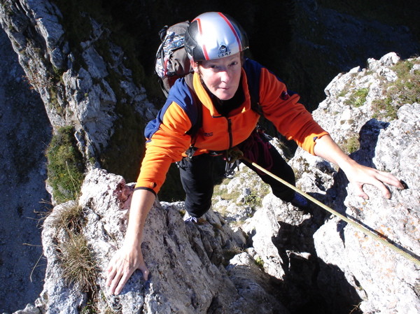 Gais Alpins, sortie de la cheminée