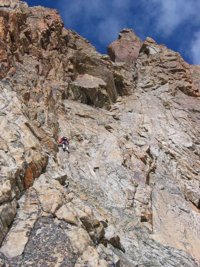 Tête du Rouget, sortie dans les surplombs