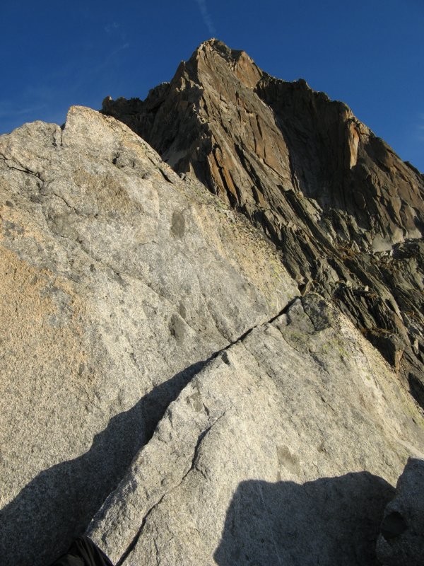 Attaque arête sud Gletschhorn