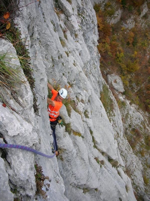 Christophe dans la traversée de L3.