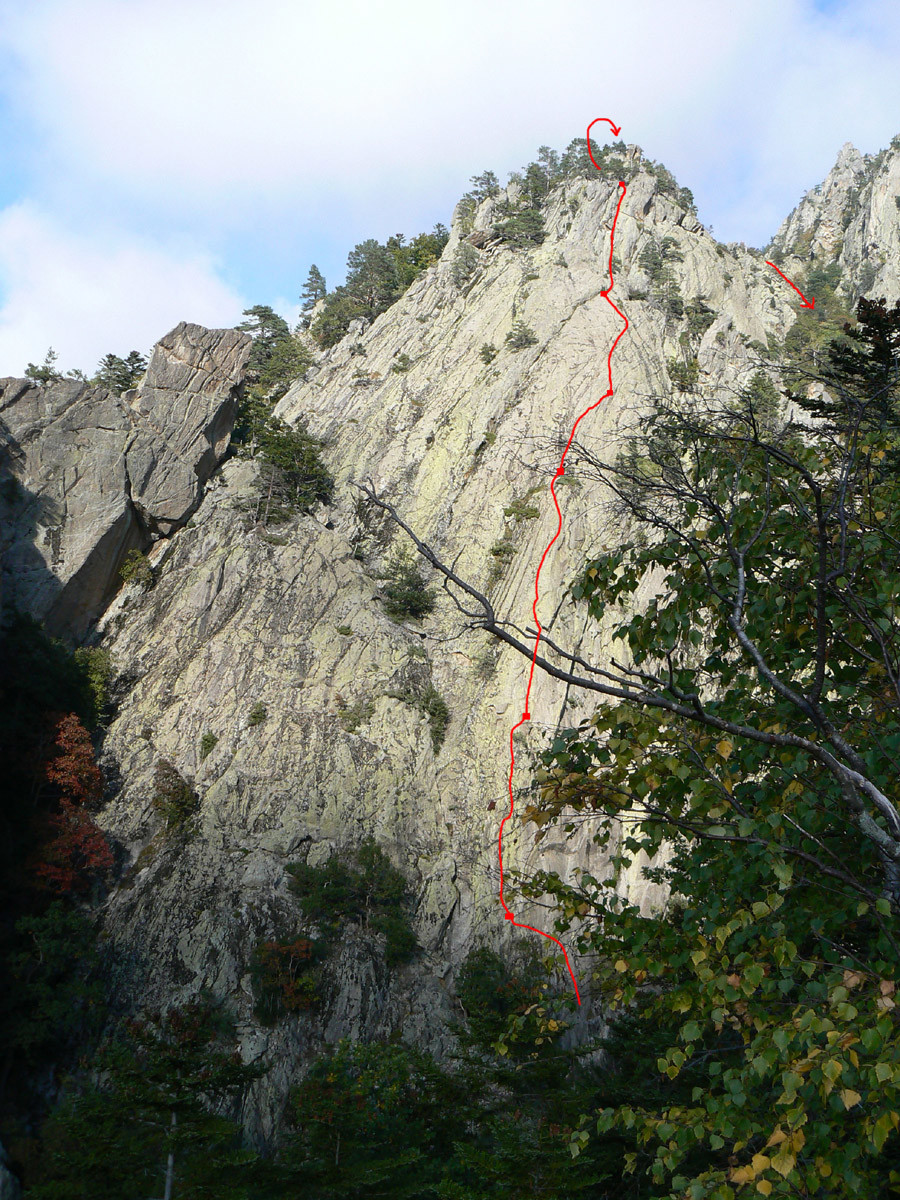 Canigou - little yosemite - voie des secouristes