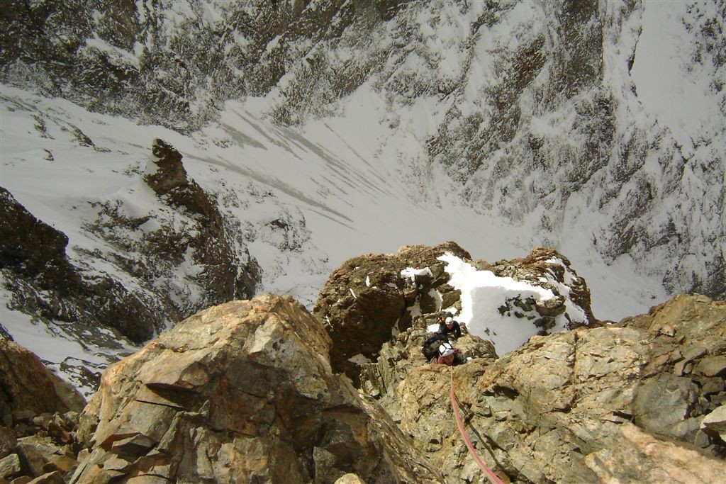 mayer dibona : l'arête sommitale superbe et aérienne