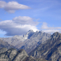 Il Badile e il Cengalo dalla Cima delle Dune / Balzun